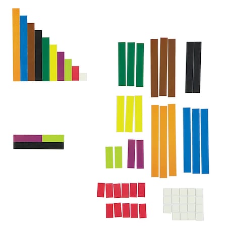 Learning Resources Magnetic Cuisenaire Rods, PK64 7708